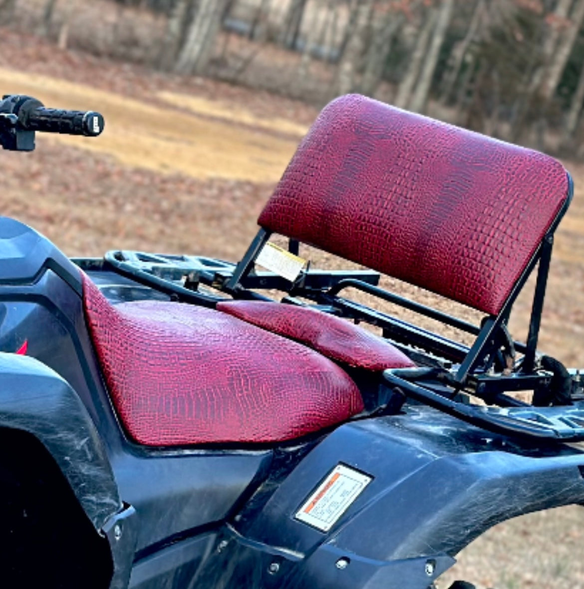 Custom Seat: 2014-2024 Honda Rancher/ Foreman 420/500